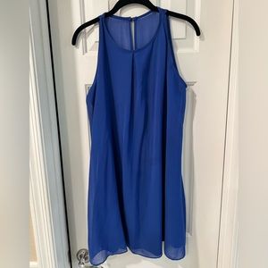 Royal Blue two layer dress